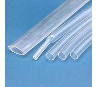 Heat shrink tubing,1 Meter Clear Dia 1 2 3 4 5 6 7 8 9 10 12 14 16 20 25 30 40 50mm Heat Shrink Tubing 2:1 Insulated Polyolefin Heat Cable Sleeve-Clear-18mm-1M