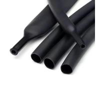 Heat shrink tubing,100 Meters/10M 3:1 Heat Shrink Tubing with Glue Polyolefin Heat Shrink Tubing Assorted Cable Sleeving-Red-6.4mm-100m