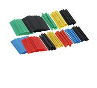 Heat shrink tubing,164pcs/328pcs/127pcs/530pcs Set Polyolefin Heat Shrink Assorted Heat Shrink Tubing Wire Cable Insulated Sleeving Tubing Set 2:1-164Pcs