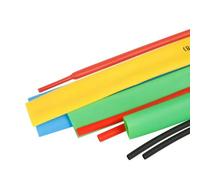 Heat shrink tubing,5meters/lot 1mm 1.5mm 2mm 2.5mm 3mm 3.5mm 4mm 5mm 6mm 8mm 10mm 12mm Five Colors Heat Shrink Tube-Red-6mm-5Meters