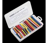 Sealey HST501MC Heat Shrink Tubing Assortment 180Pc 50 & 100Mm Mixed Colours