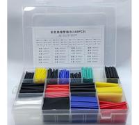 Heat Shrink Tubing Assortment Kit Electrical Wire Insulation Sleeves Cable Repair Set Flame Retardant Polyolefin Wrap for Automotive Wiring Harness Protection Soldering Projects(580pcs)