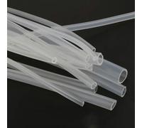 Heat shrink tubing,High Transparency 1M Clear Translucent Silicone Tube Beer Pipe Milk Hose Pipe Soft Safe Rubber Flexible Tube-100cm-3x8mm
