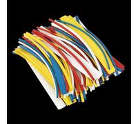 Sealey HST200MC Heat Shrink Tubing Mixed Colours 200mm 100pc