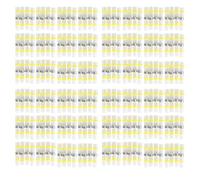 Heat Shrink Wire Connectors Electrical Terminals Solder Seal Butt Splice for Automotive Marine Wiring 200PCS Yellow 6mm