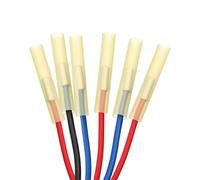 Heat Shrink Wire Connectors - Solder Seal Butt Splice with Strong Adhesive Lined Tubing for Secure Electrical Bonding, Quick Crimp Free Solution | Waterproof Wire Terminals for Underground Automotive