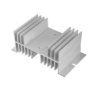 Heat Sink 100A for Solid State Relay, Aluminum Alloy Cooling Radiator for SSR, Single-Phase Thermal Management, for Wind Turbine Generator Applications