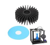 Heat Sink | 2X Printer Heatsink Kit With Adhesive Tape | 36mm Round Cooler For Stepper Motor Driver, Heat Sink Replacement Parts For 3D Printers, Machines, Electronics Cooling