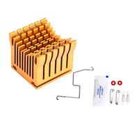 Heat Sink Gold Aluminum Electrical Supplies for Printed Circuit Power Board 43x40x36mm for Set Top Box LED Router CPU PCB Power Board