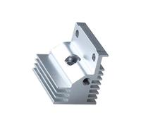 Heat Sink Hotend Radiator Aluminum Alloy Heatsink Compatible with K1 K1 MAX 3D Printer Parts Cooling Block Precision Casting One Piece Molding Silver 28x24x20mm (1)
