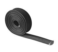 Heat Sleeve Fiberglass Adjustable Heat Shield High Temp Black Colour 10FT-13MM(1/2") for Car Wire Loom
