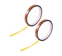 Heat Tape 10mm×30m 98ft 2 Roll High Temperature Heat Resistanting Tape | Heat Transfer Tape Thermal Tape High Temp Tape for Heat Sublimation Press Heat Resistanting Insulation Tape for PCB SMT