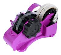Heat Tape Dispenser Sublimation with 2 Multi-Roll, Cut Heat Tape Holder Dispenser with Non-Slip Base Semi-Automatic Thermal for 1.4inch Tapes Cutting(Purple)