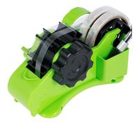 Heat Tape Dispenser Sublimation with 2 Tapes Multiple Roll Tape Dispenser with Non-Slip Base Semi-Automatic Thermal Tape Dispenser for Heat Transfer Tape Office(46mm,Green)