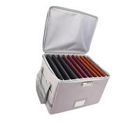 Heat Tolerant Waterproof File Container with Number and Spacious Interior for Home Offices High Security Document Storage Box