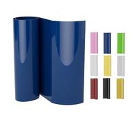 Heat Transfer Vinyl, 12in*6ft (30.5cm*183cm) HTV Vinyl Roll, Iron on Vinyl for T-Shirts, Printable Iron on Vinyl for T-Shirts, Heat Press Vinyl for DIY, Craft (Blue, 12" x 6ft)