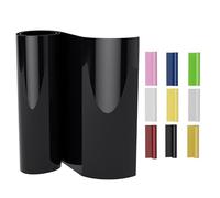 Heat Transfer Vinyl, 12in*6ft (30.5cm*183cm) HTV Vinyl Roll, Iron on Vinyl for T-Shirts, Printable Iron on Vinyl for T-Shirts, Heat Press Vinyl for DIY, Craft (Black, 12" x 6ft)