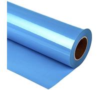Heat Transfer Vinyl Bundle 12" x 10' Feet Rolls, HTV for Silhouette Cameo Easy to Cut & Weed, DIY Heat Press Design for T-Shirt, Clothes, Hats and Other Textiles （Sky Blue)