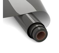 Heat Transfer Vinyl, Charcoal Gray HTV Vinyl Rolls 12" x 12ft Iron on Vinyl Roll for Cricut & Silhouette Cameo,Premium HTV for T-Shirt, Bags and Other Textiles, Easy to Cut & Transfer