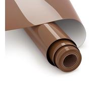 Heat Transfer Vinyl, Tan HTV Vinyl Rolls 12" x 12ft Iron on Vinyl Roll for Cricut & Silhouette Cameo,Premium HTV for T-Shirt, Bags and Other Textiles, Easy to Cut & Transfer