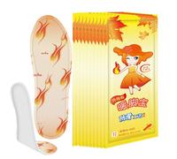 Heatable Insoles, 10 Pairs Thermally Breathable Self-Warming Winter Shoe Insoles Foot Warmer for Men Women Winter Home Office Indoor Outdoor Camping Commuting