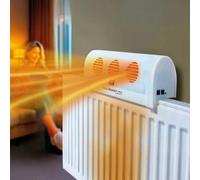 Coopers of Stortford - HeatBoost Pro Radiator Fan Heater - Energy Saving USB Rechargeable Heater with Turbo Fans for Single and Double Radiators - Lower Your Energy Bills