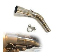 HEATE Motorcycle Accessories For Vespa GTS250 2005 2006 2007 2008 2009 2010 2011 2012 2013 GTV250 2006~2013 Slip-on Exhaust Middle Link Pipe Stainless Steel Accessories