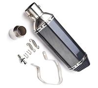 HEATE Motorcycle Exhaust Pipe With Muffler 370MM DB Killer Universal For DUCATI 888 849 851 749 898 1098 1198 Accessories