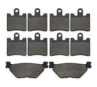 HEATE Motorcycle For Yamaha FJR1300 FJR 1300 A/AE/AS 2006 2007 2008 2009 2010 2011 2012 2013-2020 Front And Rear Brake Pads (Color : Front and Rear)