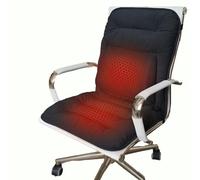 Heated Armchair Cushion 3 Levels Temperature, Heats Up Quickly, USB Heating Thickened Seat Warmer for Office Chair, Rocking Chair(Black)