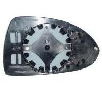 Heated, Aspherical, Passenger Side (LH) wing mirror glass with backing plate