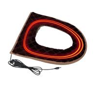 Heated Bathroom Seat: Cozy Heating Layer, Power Connected Insert, Memory Surface with Intelligent Heat Regulation | Gentle Therapeutic and Safe Co