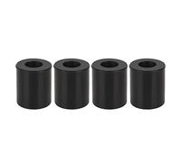 Heated Bed Silicone Spacers for 3D Printer Leveling, Black 18MM | Silicone Cylindrical Form, Center Through-Hole for Mounting Hardware, Designed to Bed Leveling At Mounting