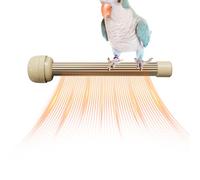 Heated Bird Perch | Parrot Cage Heater Bird Perch Stand - Anti-Scald Terrarium Accessories for Small Animals Indoor Nighttime Travel Canary Parakeets Balcony Cockatiels