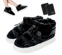 Heated Boots, Rechargeable Heated Shoes, Portable Winter Foot Warmer - Quick Heated Shoes for Men, Electric Foot Warmers Shoes for Men Unisex Indoor Ex