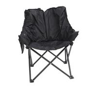 Heated Camping Chair, Foldable Outdoor Chair with Side Pockets, Portable Insulated Chair for Hunting, Fishing, Picnic, Beach, Nature, Garden