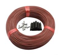 Heated Carbon Fiber Hotline, 33 Ohms 12K 3MM Underfloor Heating Wire for Electric Blanket Infrared Heating(100M)
