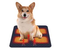 Heated Cat Bed - Cat Heating Pad, Fast Heating Bed | Plush Electric Pet Bed, USB Adjustable Heating Pad for Dogs, T Pad