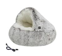 Heated Cat Bed for Indoor Use - Warm Soft Kitten Cave, Warm Cat Sleeping Bed, for Pet Owners Indoor Home Bedroom Recovery Phase Night Sleep Day Nap Rescue Shelter