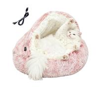 Heated Cat Bed for Indoors, Warm Soft Kitten Cave, Winter Cat Bed Cave - For Pet Owners, Indoor, Home, Bedroom, Recreation Phase, Nap Day, Nap Rescue Shelter