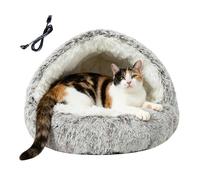 Heated Cat Bed Indoor | Warm House for Kittens | Cozy Winter Bed for Cold Weather, Perfect for Night Sleep Recovery, Home Office, or Veterinary Clinic