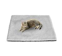 Heated Cat Bed Non-Electric, Cold Weather Pet Mat, Warm Soft Bed with Washable Cover, Non-Slip Insulated Mat for Puppy Kitten, Pet Sleeping, Cushion for Balcony Couch Floor Crate Kennel