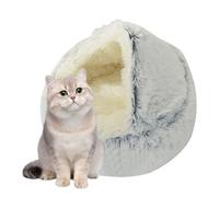 Heated Cat Bed - Waterproof Cat Heating Bed, Warming Pet Beds | Winter Cats Beds Cave | For Pet Parents Animal Lovers Cold Weather Indoor Living Room Bedroom Her