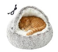 Heated Cat Bed, Winter Kitten House, Warm Cat Sleeping Bed, for Pet Owners, Indoor, Home, Bedroom, Recovery Phase Night, Sleep, Day, Nap Rescue Shelter