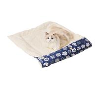 Heated Cat Bed - Winter Pet Sleeping Mat | Large Soft Plush Cat Bed Bag | for Indoor Puppy Pet Living Room Bedroom Balcony Apartment