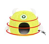 Heated Cat Caves, Cat Hideaway with Temperature Adjustable and Timer, USB Plug-In Cozy Cat House for Small Pets Up to 7.5kg, Comfortable Heated Pet House for Winter, Safe and Warm Pet Supplies