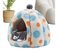Heated Cat Caves - Covered Pet Beds, USB Plug-In Cat Hut, Plush Cat Shelters, Durable, Soft, Warm Cat Nest, Glory Cat Bed, Portable Washable Sleeping Hideaway