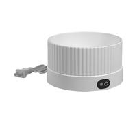 Heated Cat Drinking Bowl - 3 Level Ceramic Bowl | Haustie Water Bowl - Adjustable Low Medium High for Indoor Outdoor Kittens Small Animals Comfort Hygienic Home Farm Balcony Travel