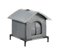 Heated Cat Houses For Outdoor Cats Facilitates Pet Entry 33x33cm Cat