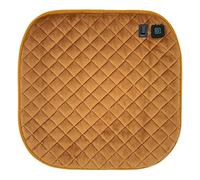 Heated Chair pad, USB Powered, Soft, seat Warmer for Office Chair, 3 Heating Levels, Washable, for Office Chairs, Rocking Chairs, Computer Chairs(Yellow)